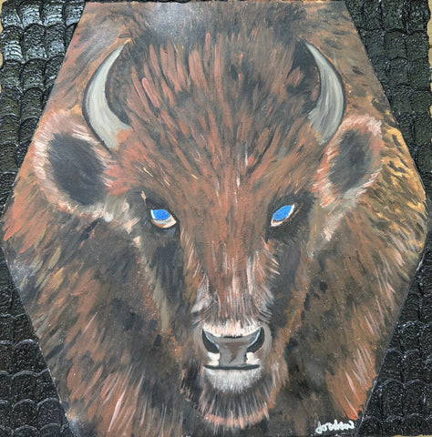 Headstrong 16”x 16”