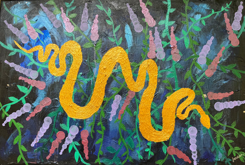 The Golden Serpent  24” x 36”