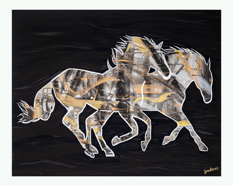Leave them Wild 24" x 30"
