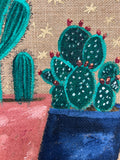 Succulent Night Out 12" x 12"