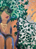 Ivy Waves 16”x12”